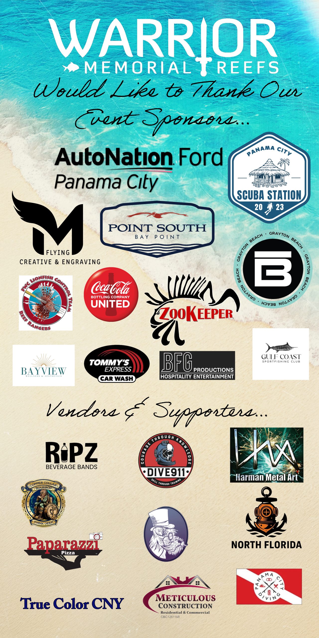 Reels & Spears Sponsor Thank you